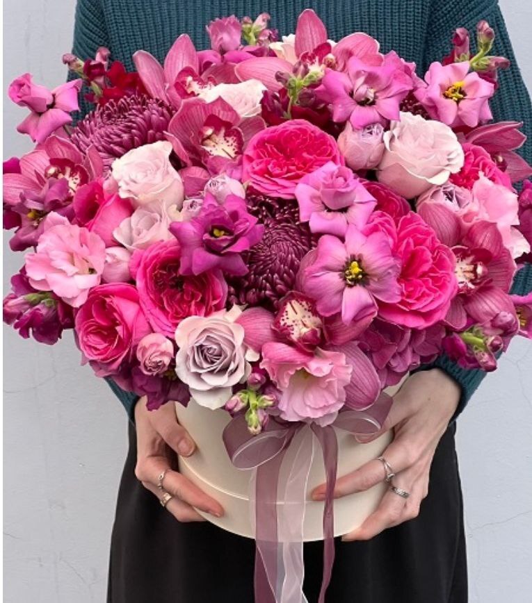 Flower box "Burst of Passion"