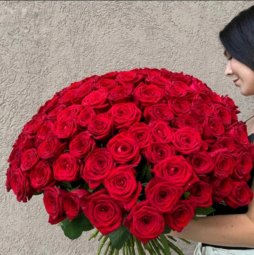 "Eternal Passion" Red Roses Bouquet