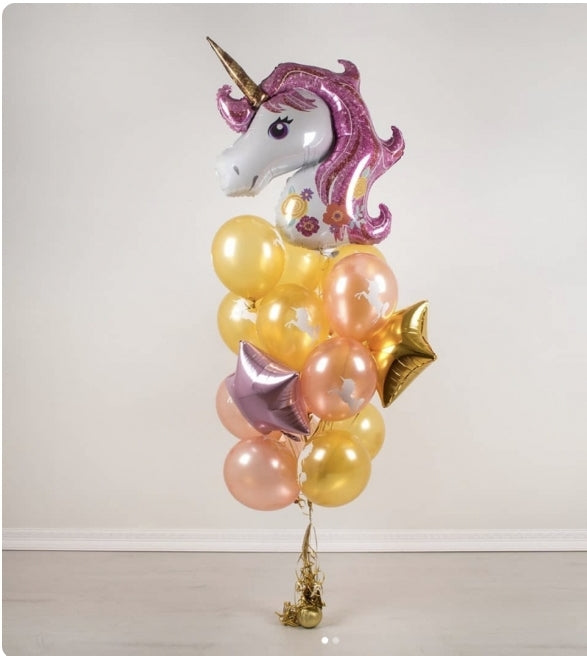Festive balloon compositions small size
