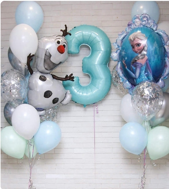 Festive balloon compositions small size