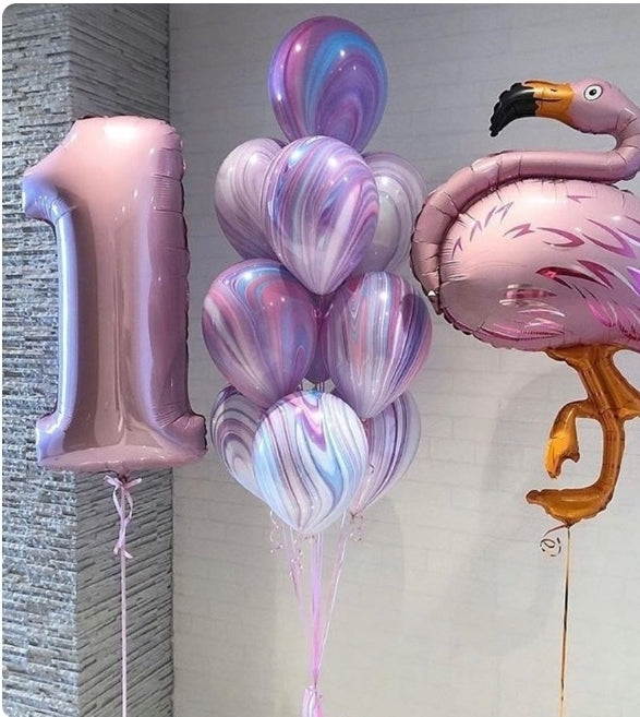 Festive balloon compositions small size