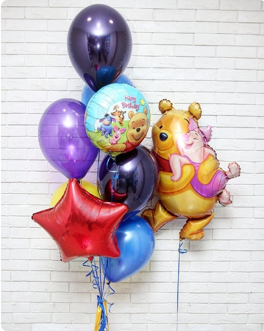 Festive balloon compositions small size