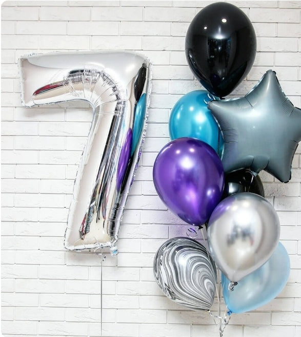 Festive balloon compositions small size