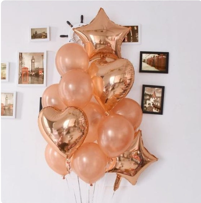 Festive balloon compositions small size