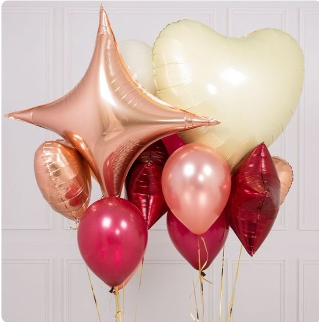 Festive balloon compositions small size