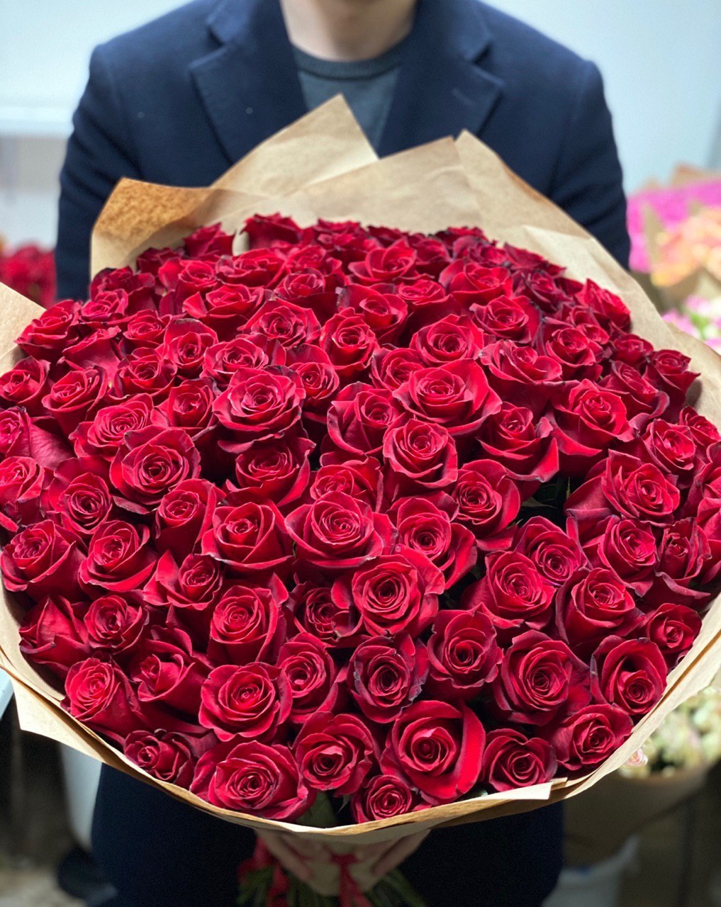 "Eternal Passion" Red Roses Bouquet