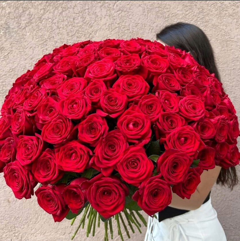 "Eternal Passion" Red Roses Bouquet