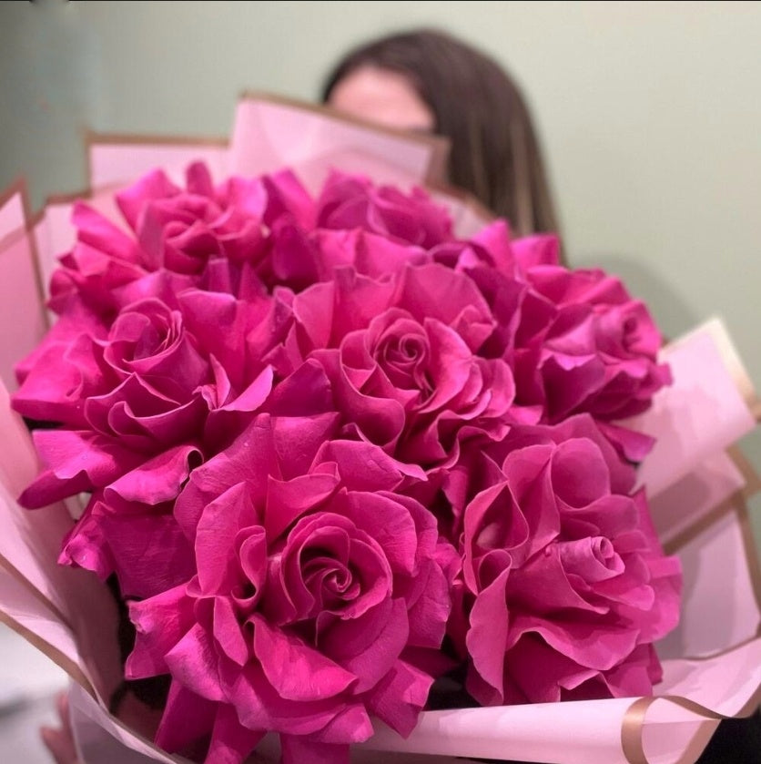 "Elegant French Roses Magic Bouquet"