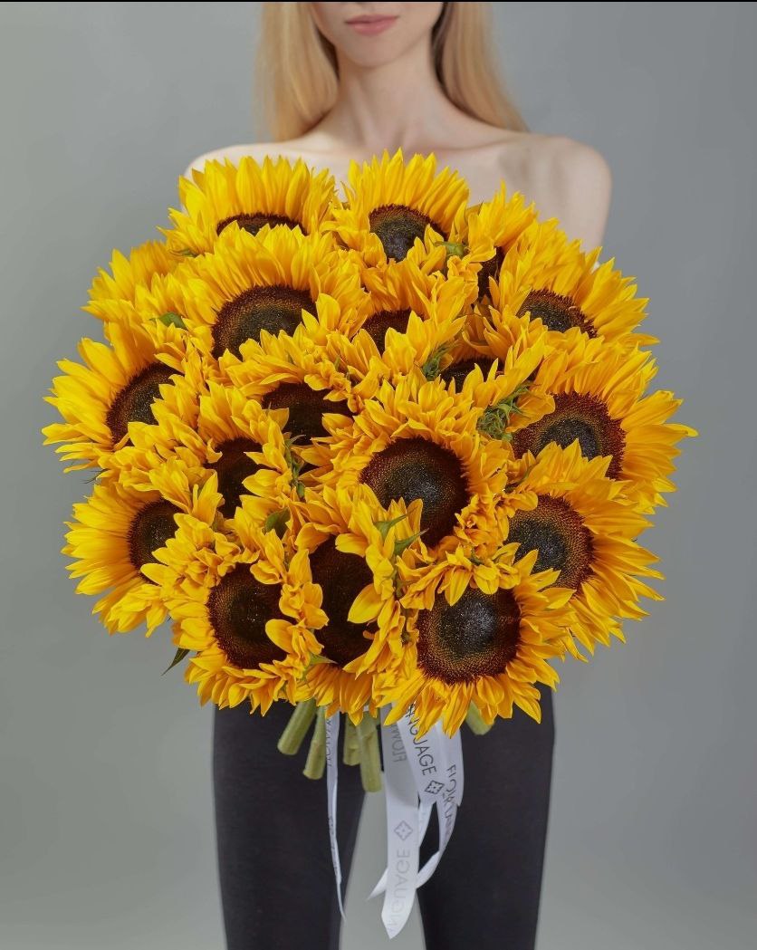 Mono Sunflowers